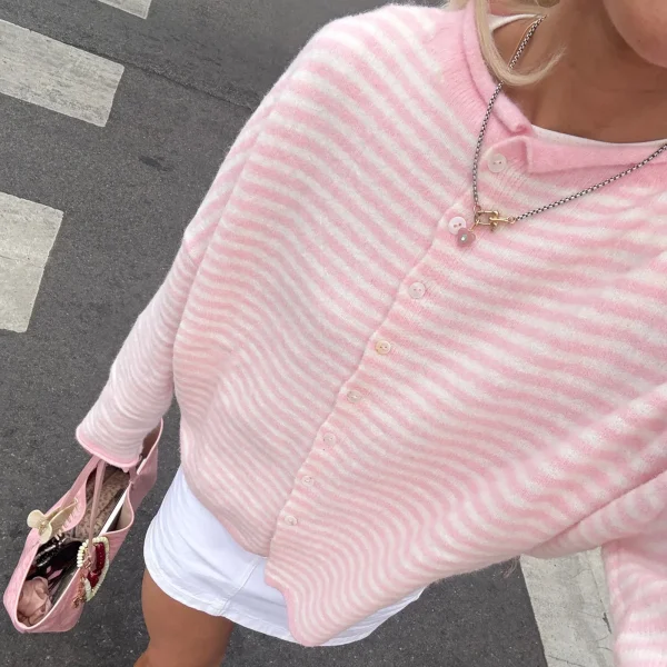 Casual Loose Cardigan For Women Autumn Long Sleeve Knitwear Y2K Outerwears