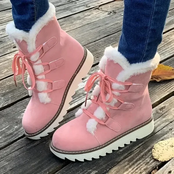 Winter New Plush Waterproof Anti-Slip Snow Boots