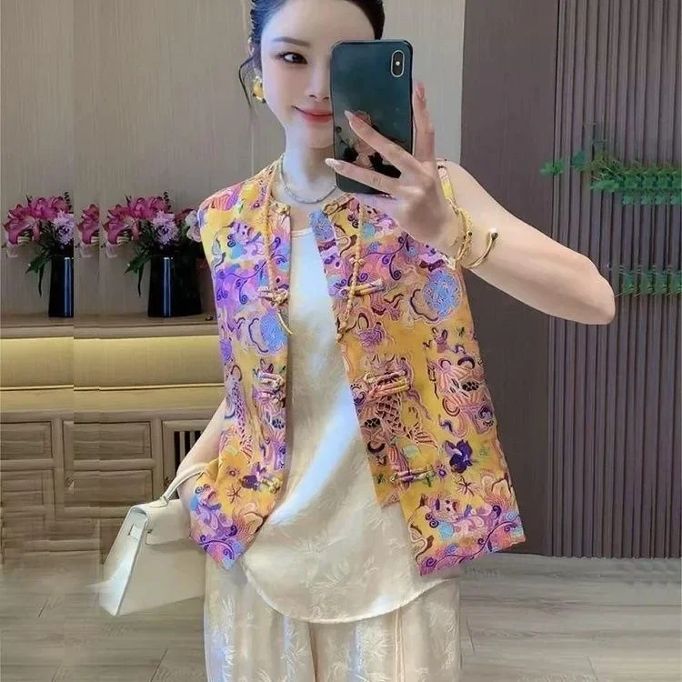 Autumn Streetwear Women Vest Harajuku Cardigan Ladies Tops Casual - Image 36